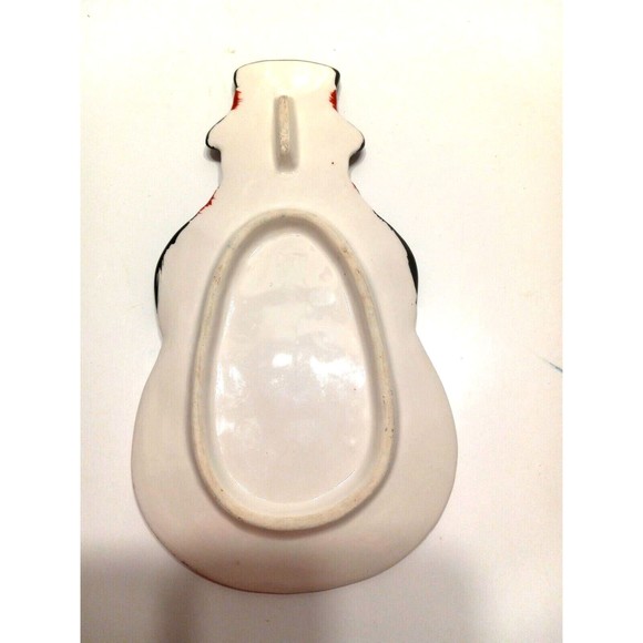 Snowman Spoon Rest Christmas Cooking Kitchen Food Eat Snacks Winter 8.5 Inches - Picture 6 of 6